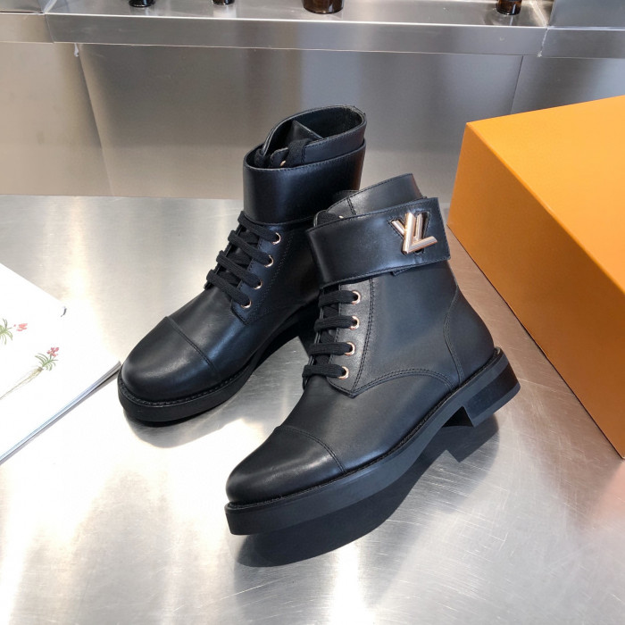LOUS VUITON WONDERLAND FLAT RANGER BOOTS - CCSHOES