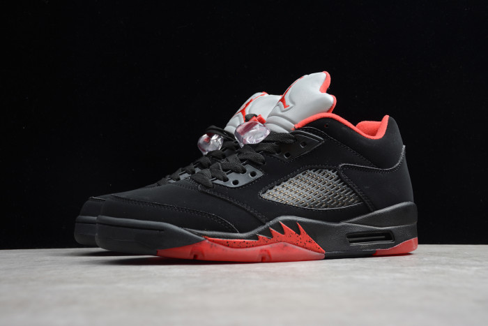 Air Jordan 5 Retro Low “Alternate 90” black/ red mens 819171-001 - CCSHOES