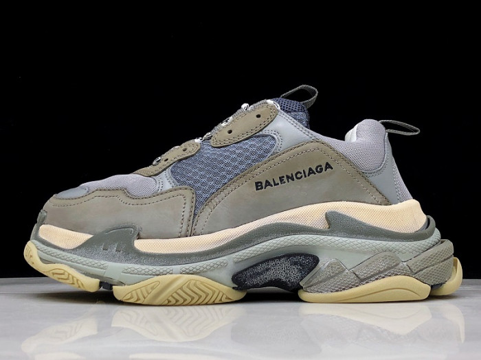 BLCG Triple S Grey Beige 656686 W06G01 1022 - CCSHOES