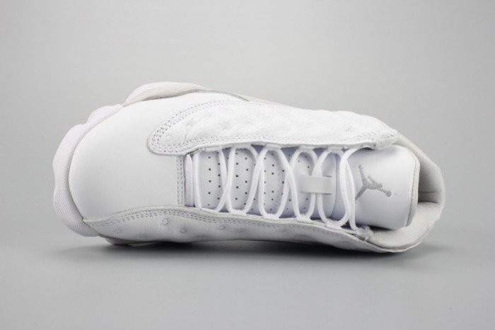 Air Jordan 13 Low“Pure Money” white mens 310810-100 - CCSHOES