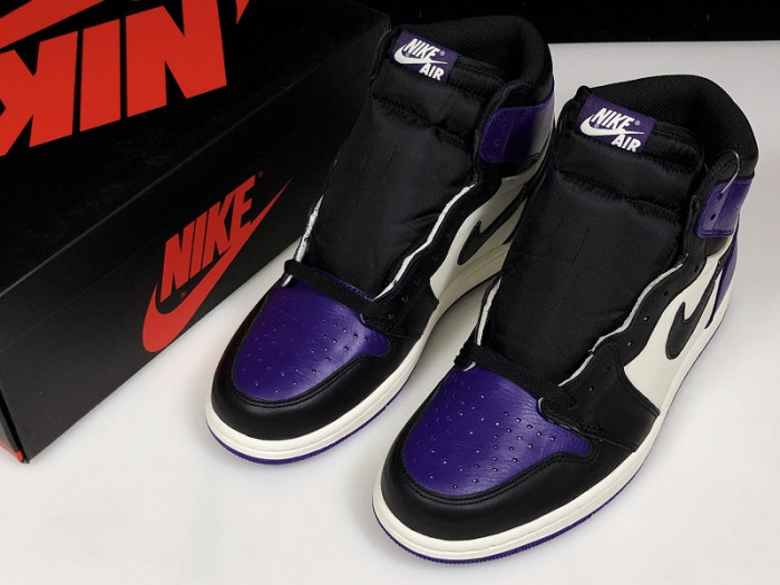 Air Jordan 1 Court Purple 555088-501 - CCSHOES