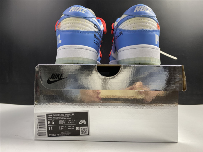 OFF-WHITE X NIKE DUNK LOW CT0856 403 - CCSHOES