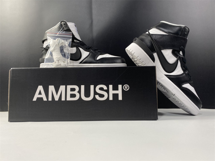 Nike Dunk High Ambush Black White CU7544-001 - CCSHOES