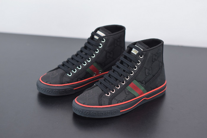 GUCC Tennis 1977 Print Sneaker BLACK 553385 DOPEO 1977 - CCSHOES