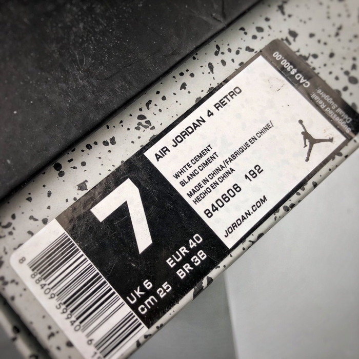 Air Jordan 4 OG “White Cement” 840606-192 (nike) - CCSHOES