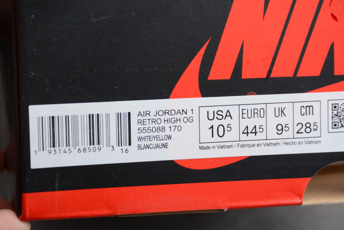 Air Jordan 1 Retro High OG “First Class Flight” 555088-170 - CCSHOES