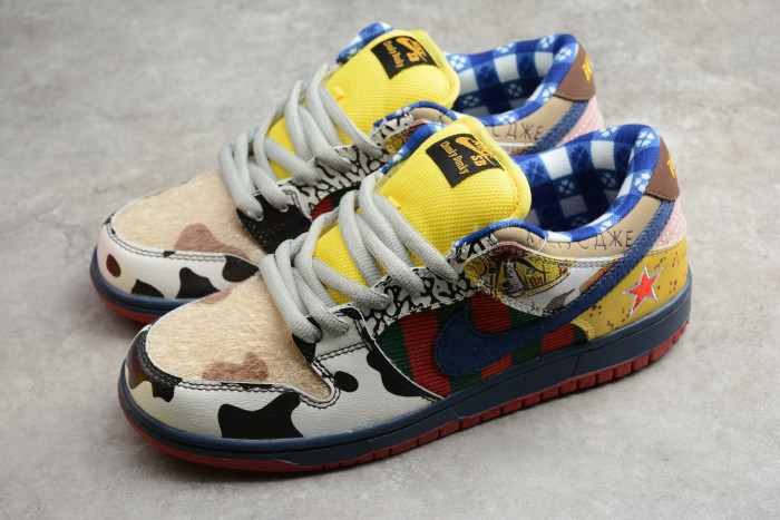 NIKE DUCK LOW PRO WHITE RED YELLOW 318403-175 - CCSHOES