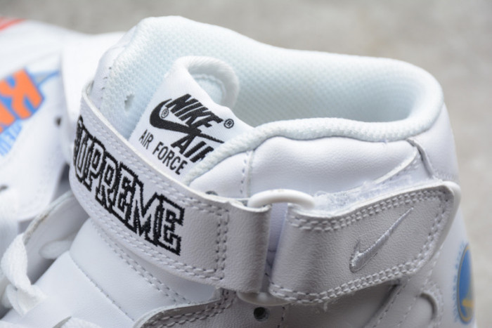 AIR FORCE 1 MID NBA WHITE AQ8017-100 - CCSHOES
