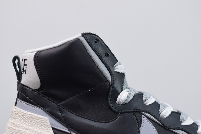 SACAI X NIKE BLAZER MID BLACK GREY BV0072-002 - CCSHOES
