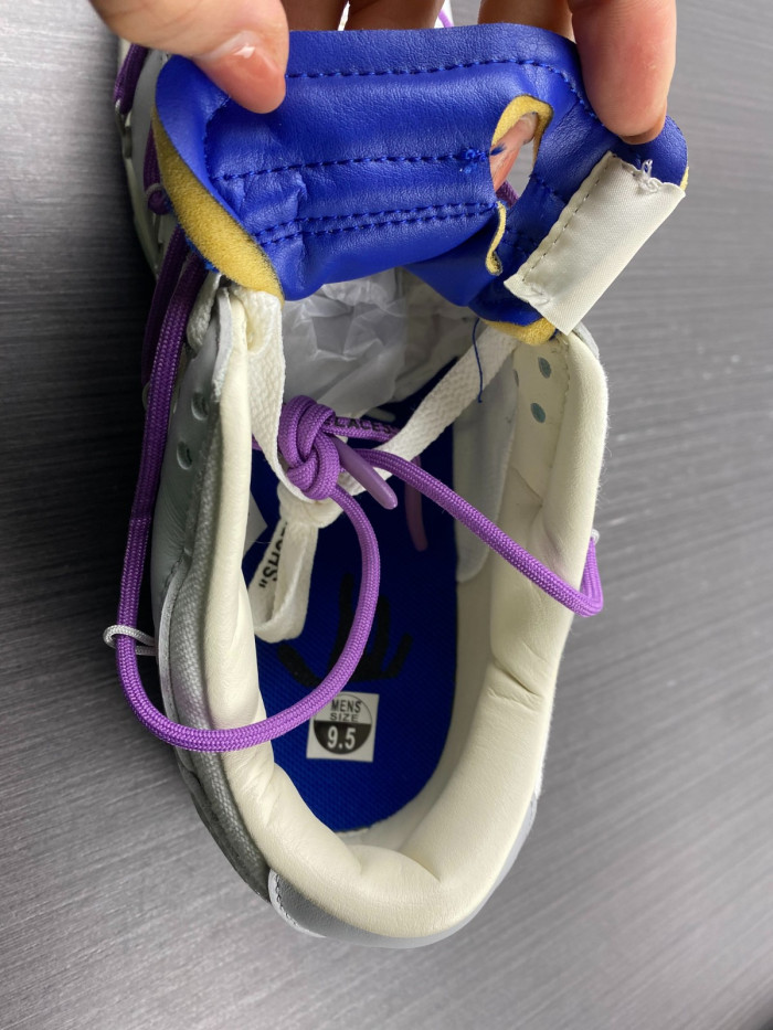 Nike Dunk Low Off-White Lot 45 DM1602-101 - CCSHOES