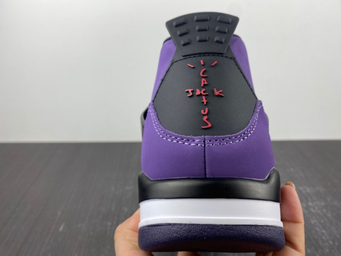 JORDAN 4 RETRO TRAVIS SCOTT PURPLE (FRIENDS AND FAMILY) 766296 LN4 - CCSHOES
