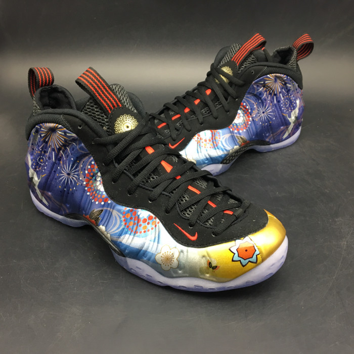 NIKE AIR FOAMPOSITE ONE LNY QS "LUNAR NEW YEAR 2018" AO7541-006 - CCSHOES