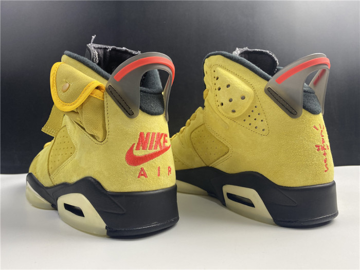 AIR JORDAN 6 YELLOW X TRAVIS SCOTT CN1084-300 - CCSHOES