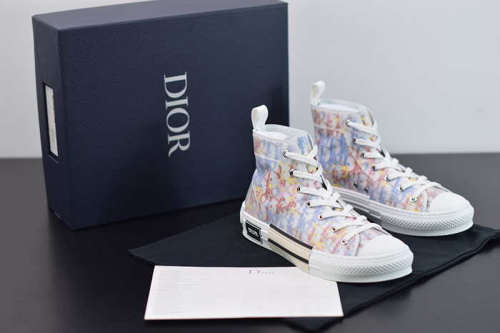 DR B23 OBLIQUE HIGH TOP SNEAKER“CD Ghosting” - CCSHOES