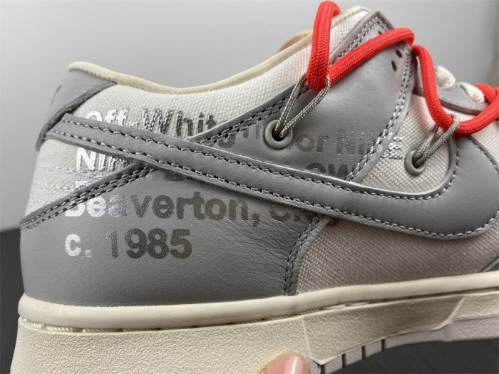 Off-White x Dunk Low 'Lot 06 of 50' DJ1602-110 - CCSHOES