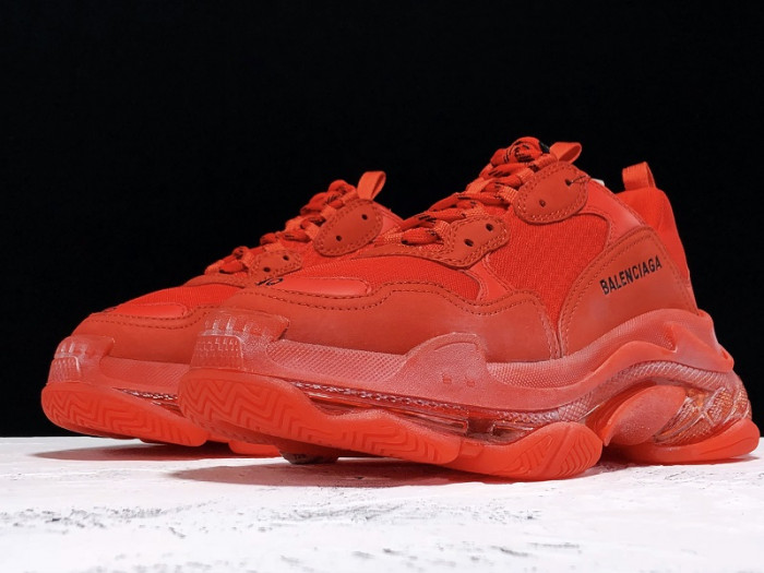 BLCG Triple S Red Clear Sole 541624 W09O1 6500 - CCSHOES