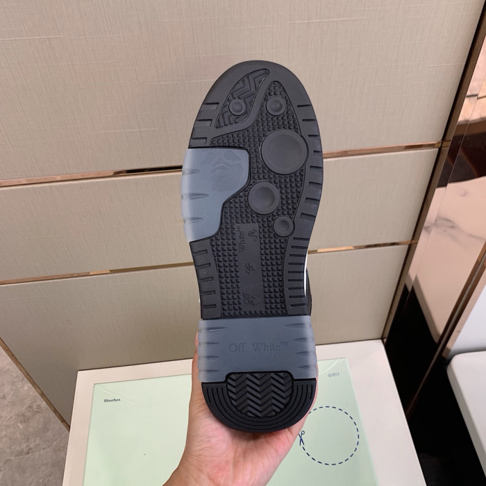 OFF WHITE™ C/O VIRGIL ABLOH OUT OF OFFICE LOW-TOP LEATHER SNEAKERS "OOO" - CCSHOES