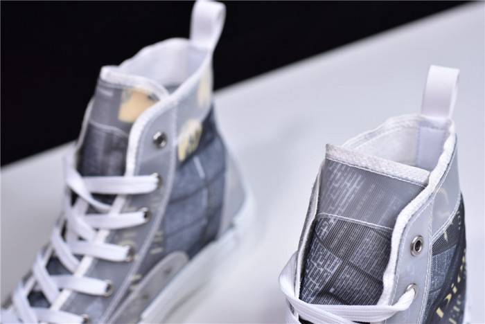 DR B23 Oblique High Top Sneakers - CCSHOES