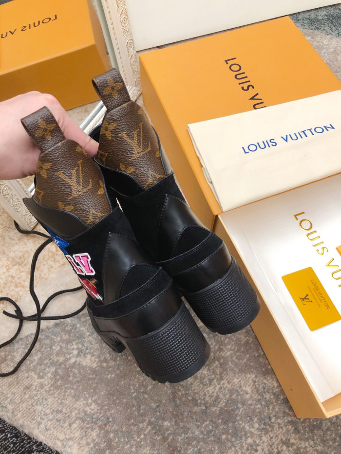 LOUS VUITON LAUREATE PLATFORM DESERT BOOT - CCSHOES