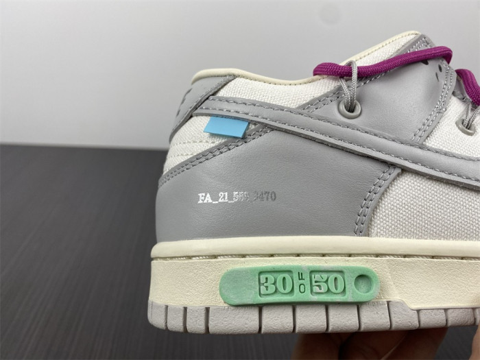 Off-White x Dunk Low 'Lot 30 of 50' DM1602-122 - CCSHOES