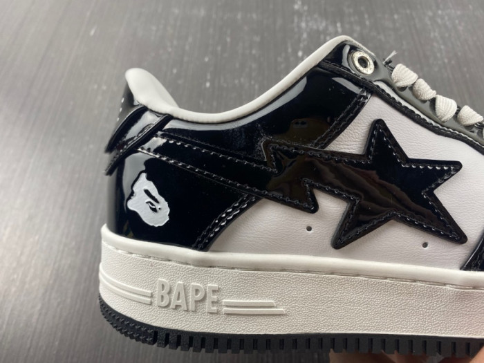 A BATHING APE BAPE STA LOW BLACK 1H70191001 - CCSHOES
