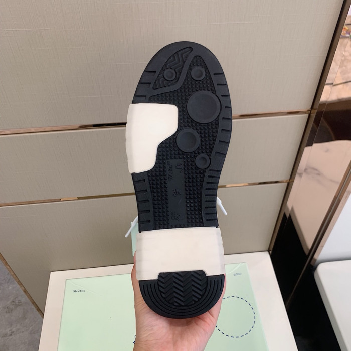 OFF WHITE™ C/O VIRGIL ABLOH OUT OF OFFICE LOW-TOP LEATHER SNEAKERS "OOO" - CCSHOES