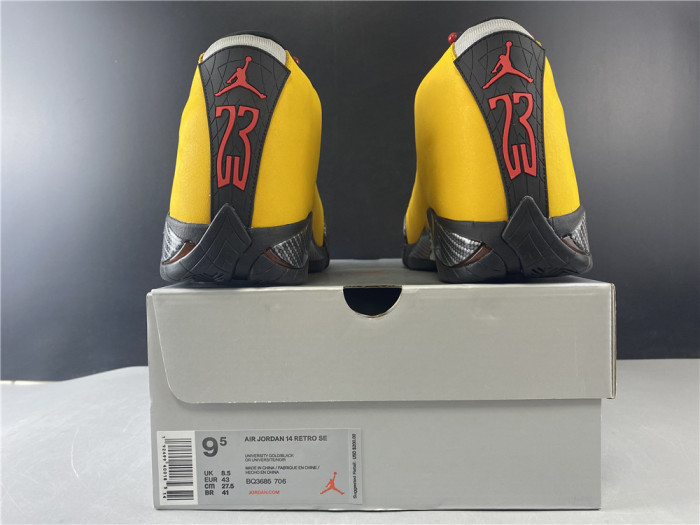 AIR JORDAN 14 RETRO UNIVERSITY GOLD BQ3685-706 - CCSHOES