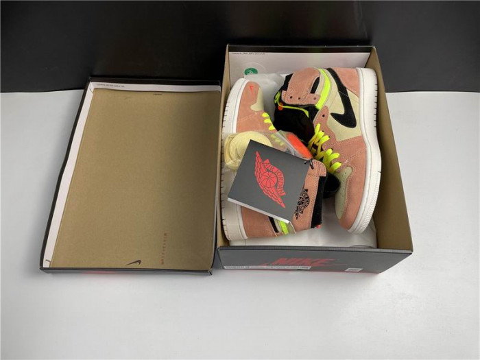 Air Jordan 1 High Switch Peach CW6576-800 - CCSHOES