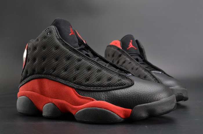 Air Jordan 13 Retro“Bred” black/ red mens 414571-004 - CCSHOES