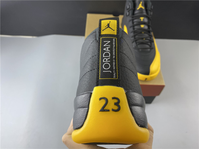 Air Jordan 12 Retro Black University Gold 130690-070 - CCSHOES
