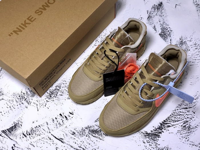 AIR MAX 90 OFF-WHITE DESERT ORE AA7293-200 - CCSHOES