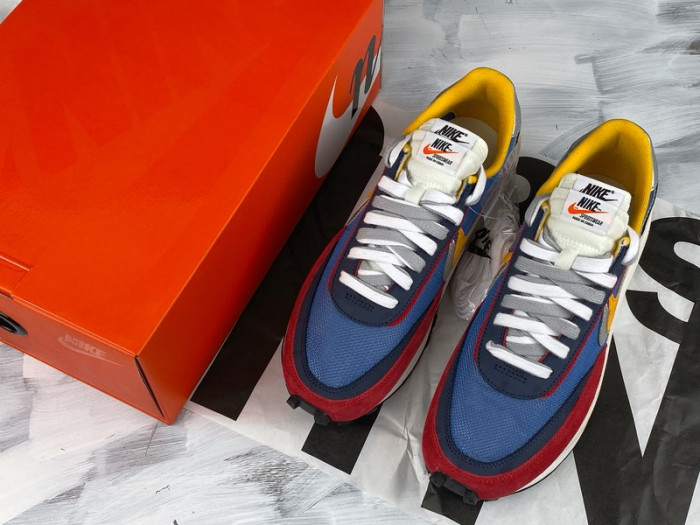 Sacai x Nike LDWaffle Trainer “Varsity Blue/Varsity Red” BV0073-400 - CCSHOES