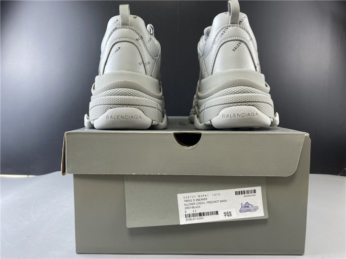 BLCG ALL OVER LOGO TRIPLE S SNEAKER 536737 W2FA1 1210 - CCSHOES