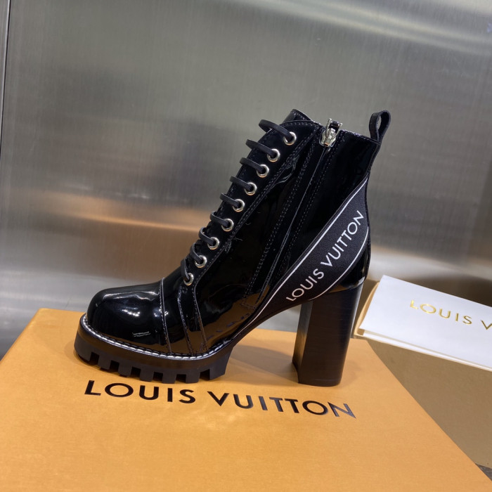 LOUS VUITON BROWN STAR TRAIL ANKLE BOOTS - CCSHOES