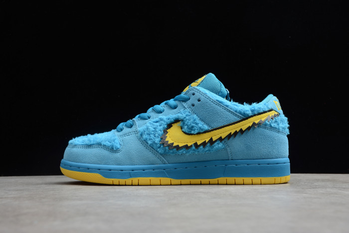 GRATEFUL DEAD NIKE SB DUNK LOW BLUE BEAR CJ5378-400 - CCSHOES