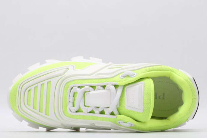 PRAD CLOUDBUST THUNDER KNIT GREEN AND WHITE - CCSHOES