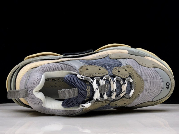 BLCG Triple S Grey Beige 656686 W06G01 1022 - CCSHOES