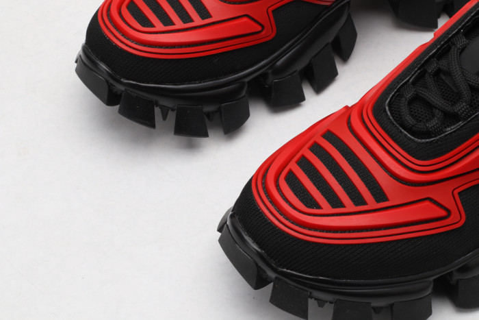 PRAD CLOUDBUST THUNDER KNIT RED AND BLACK - CCSHOES