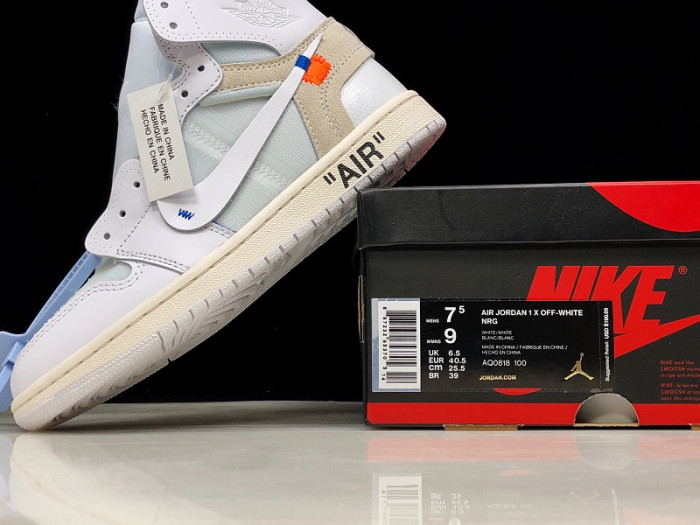 Off-White Air Jordan 1 Retro High White AQ0818-100 - CCSHOES
