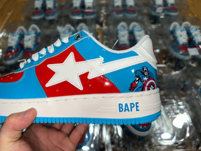 A BATHING APE MARVEL BAPE STA - CCSHOES
