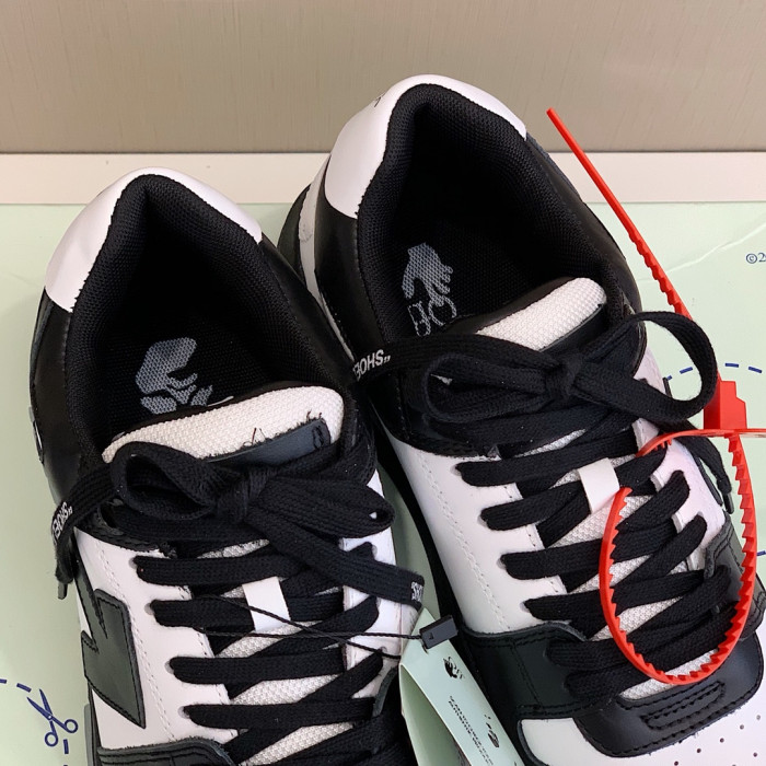 OFF WHITE™ C/O VIRGIL ABLOH OUT OF OFFICE LOW-TOP LEATHER SNEAKERS "OOO" - CCSHOES