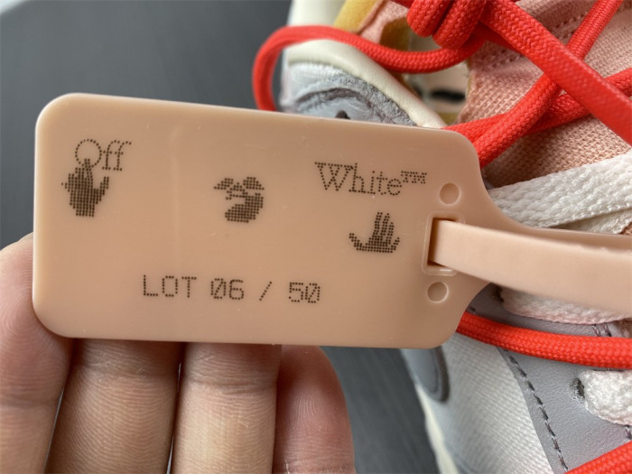 Off-White x Dunk Low 'Lot 06 of 50' DJ1602-110 - CCSHOES