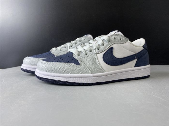 Air Jordan 1 Grey Navy Blue CW8576-200 - CCSHOES
