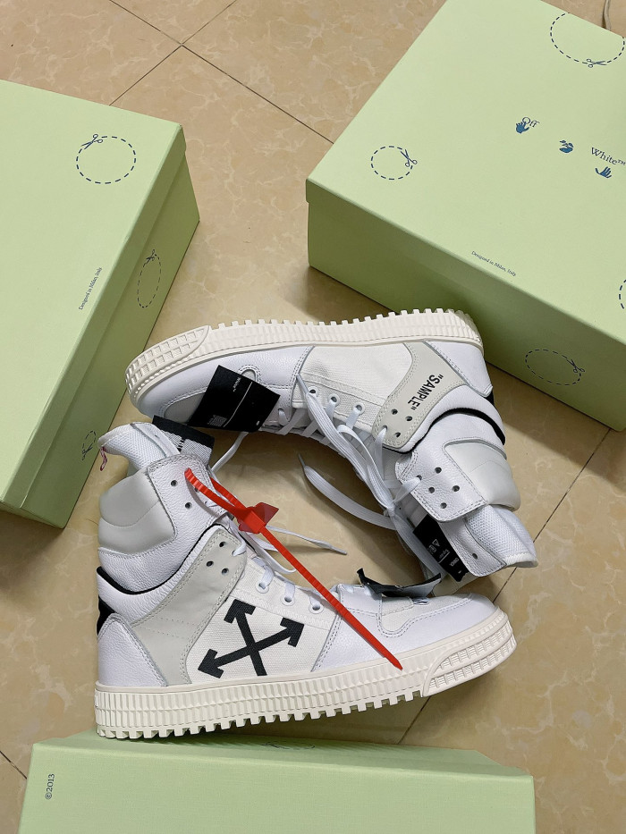OFF-WHITE HIGH TOP SNEAKER - CCSHOES