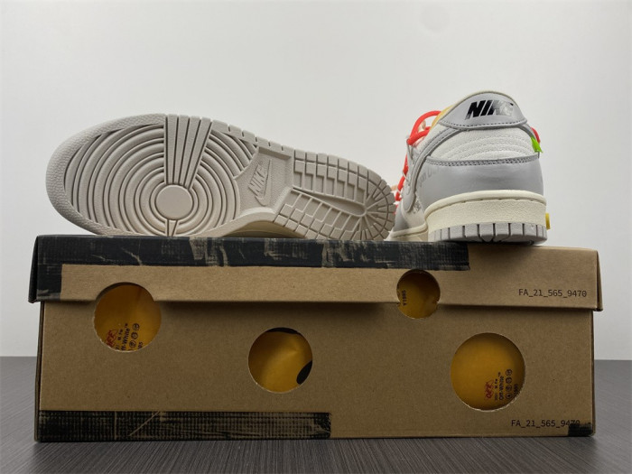 Off-White x Dunk Low 'Lot 06 of 50' DJ1602-110 - CCSHOES