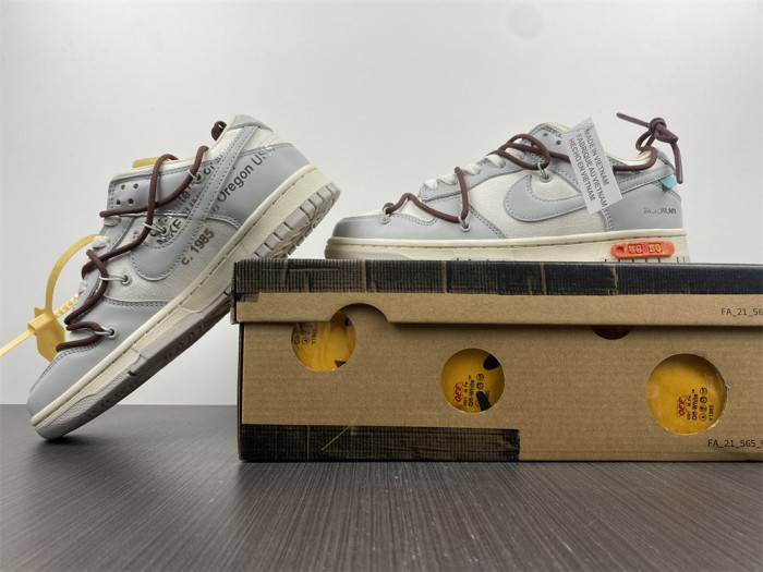 Nike Dunk Low Off-White Lot 46 DM1602-102 - CCSHOES