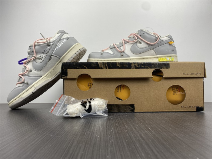 Nike Dunk Low Off-White Lot 24 DM1602-119 - CCSHOES