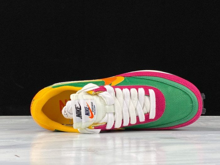 Sacai x Nike LDV Waffle 'Pink Green' BV0073-301 - CCSHOES
