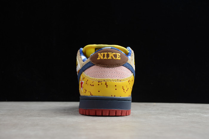NIKE DUCK LOW PRO WHITE RED YELLOW 318403-175 - CCSHOES
