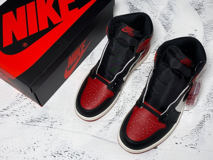 Air Jordan 1 Retro High OG Bred Toe 555088-610 - CCSHOES